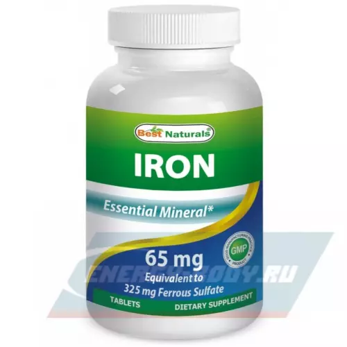 Минералы BestNaturals Iron 65 mg 90 капсул