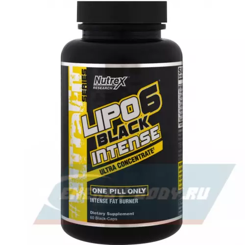  NUTREX Lipo 6 Black Intense Ultra Concentrate US 60 капсул