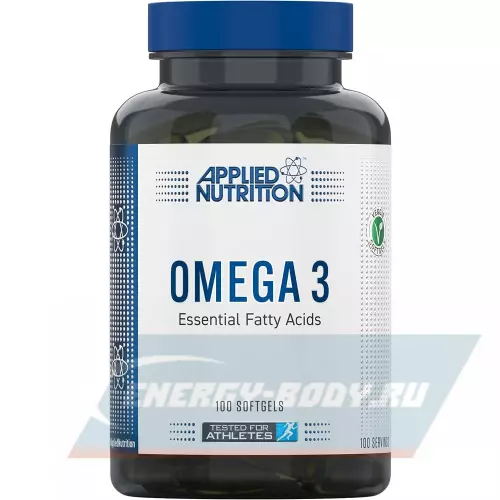 Omega 3 Applied Nutrition Omega 3 Fish Oil 1000mg 100 мягких капсул