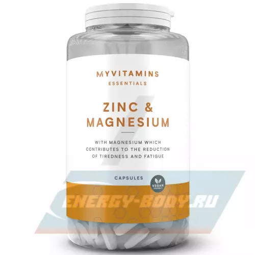  Myprotein Zinc and Magnesium Нейтральный, 90 капсул
