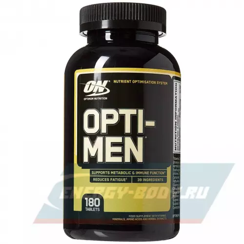  OPTIMUM NUTRITION OPTI-MEN 180 таблеток