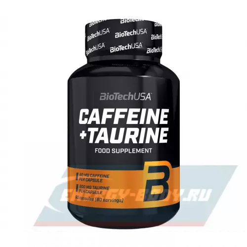 Энергетик BiotechUSA Caffeine + Taurine 60 капсул