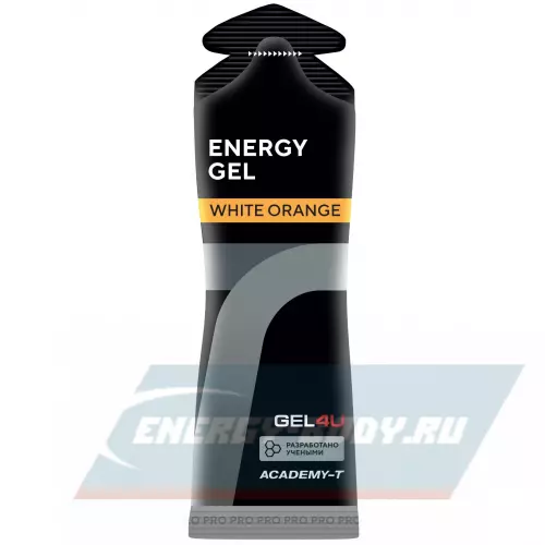 Энергетический гель GEL4U Energy Gel Апельсин, 9 x 60 г