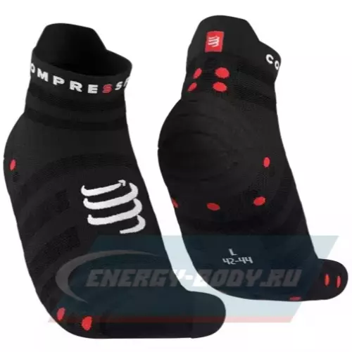  Compressport Носки Run Ultralight Low V4 Black/Red T1