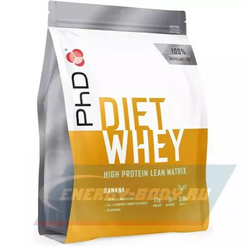  PhD Nutrition Diet Whey High Protein Lean Matrix Банан, 2000 г