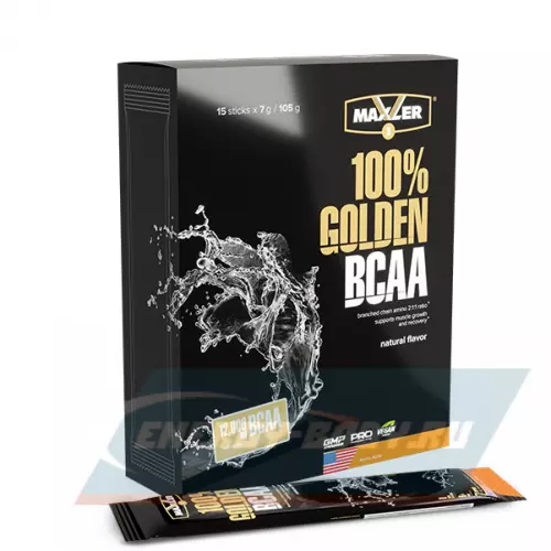 ВСАА MAXLER Незаменимые аминокислоты Golden BCAA Нейтральный, 15 x 7 г