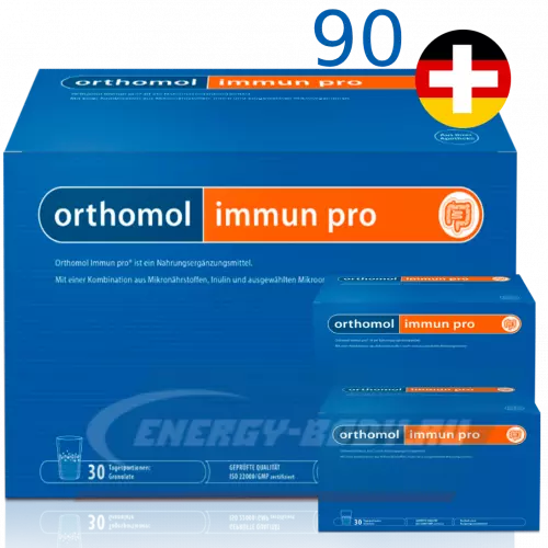  Orthomol Orthomol Immun pro x3 (порошок) Апельсин, курс 90 дней