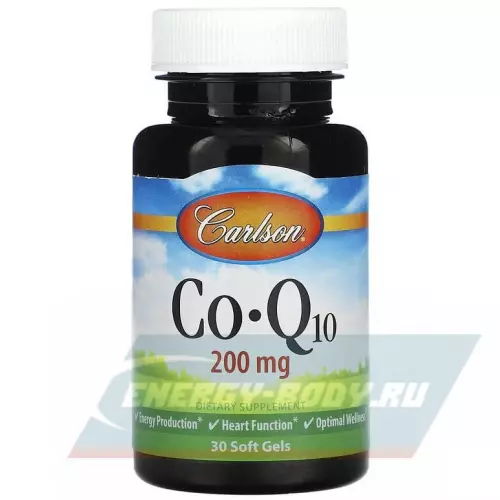  Carlson Labs Co-Q10 200 mg 30 капсул