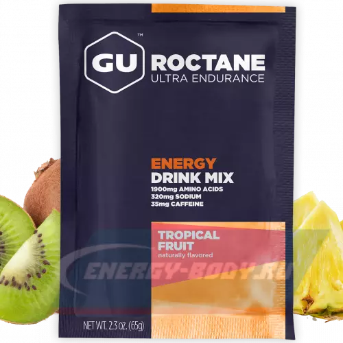  GU ENERGY GU ROCTANE ENERGY DRINK MIX Тропические фрукты, 65 г