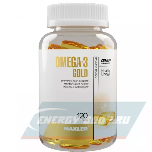 Omega 3 MAXLER Omega-3 Gold (USA) Нейтральный, 120 капсул