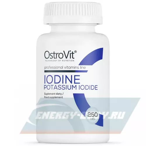 Минералы OstroVit IODINE Potassium Iodine 250 таблеток