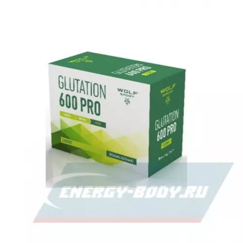 Глютамин WolfSport Glutation 600 PRO Вишня, 20 x 4,5 г