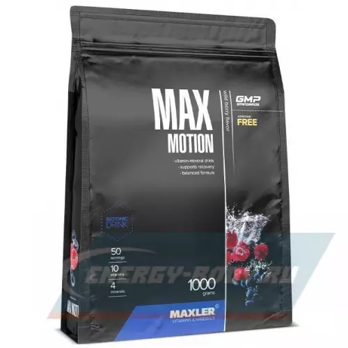  MAXLER Max Motion Дикие ягоды, 1000 г