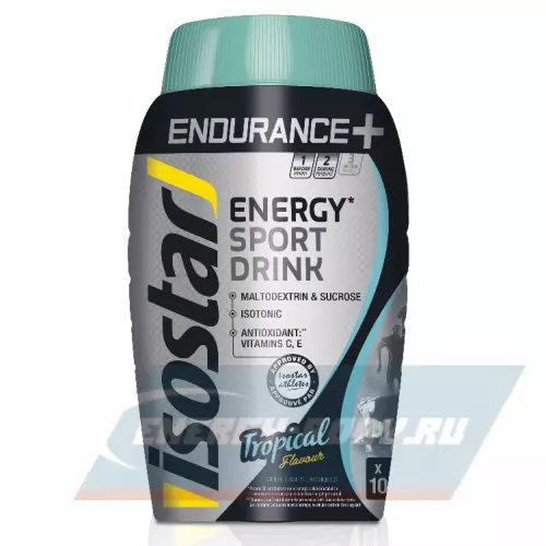  ISOSTAR Energy Sport Drink (Endurance+) Тропические фрукты, 790 г