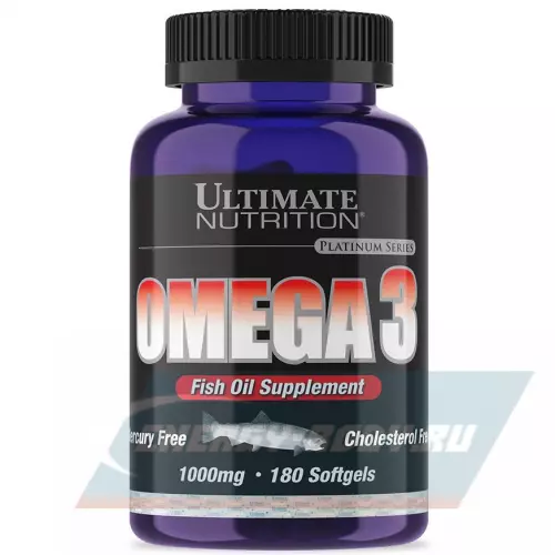 Omega 3 Ultimate Nutrition Omega 3 180 капсул