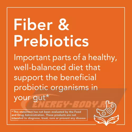  NOW FOODS Prebiotic Fiber with Fibersol-2 340 г