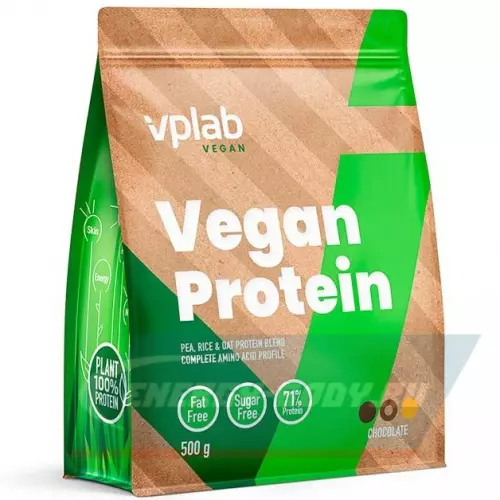  VP Laboratory Vegan Protein Шоколад, 500 г