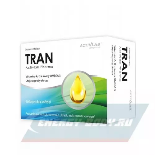 Omega 3 ActivLab Tran 500 mg 60 капсул