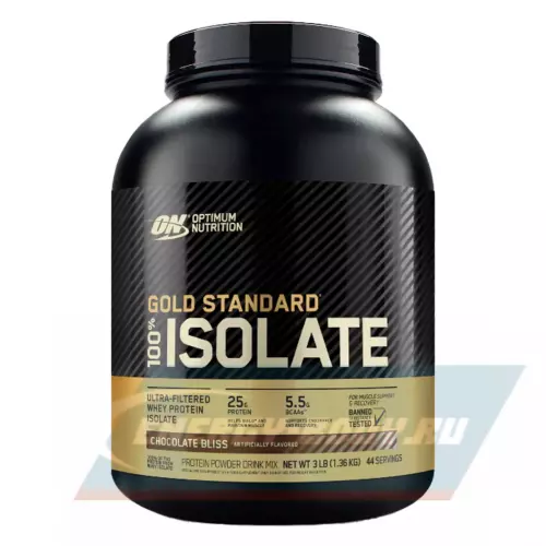  OPTIMUM NUTRITION 100% Isolate Gold Standard Шоколад, 1320-1360 г