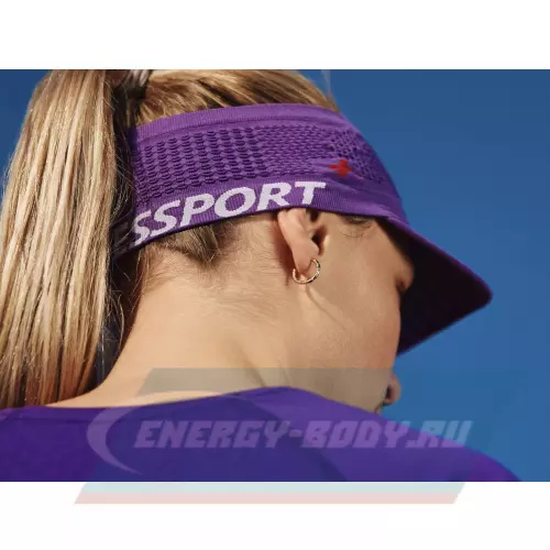  Compressport Повязка на голову Spiderweb On/Off Фиолетовый 