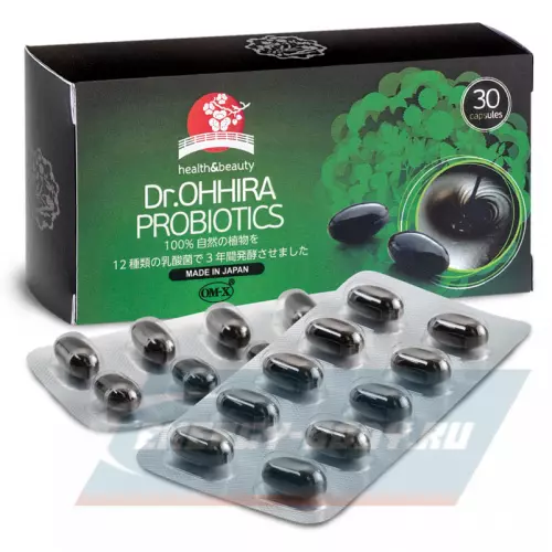 Минералы и витамины DR.OHHIRA Пробиотики OM-X® Нейтральный, 1 упаковка по 30 капсул
