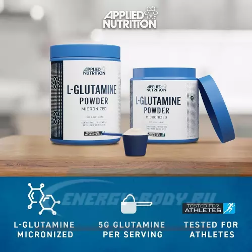 Глютамин Applied Nutrition L-Glutamine Powder Без вкуса, 250 г