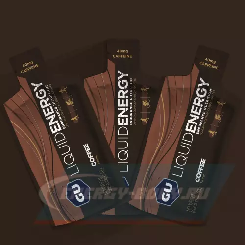 Энергетический гель GU ENERGY GU Liquid Enegry Gel 40mg caffeine Кофе, 3 саше x 60 g