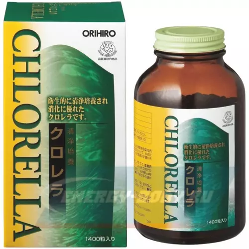  ORIHIRO Хлорелла 1400 таблеток