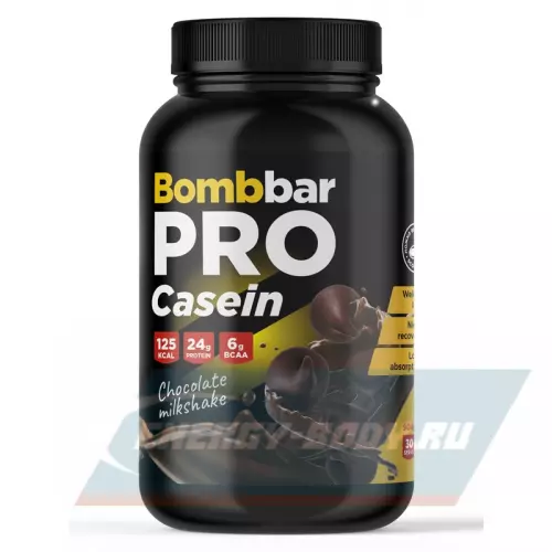  Bombbar Казеиновый протеин Pro Шоколадный милкшейк, 900 г