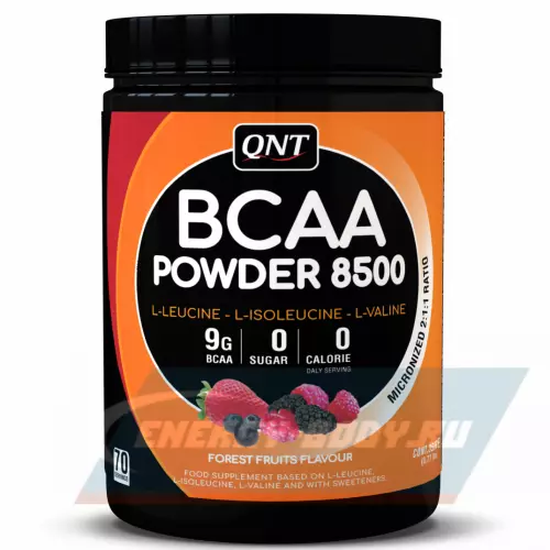 ВСАА QNT BCAA 8500 Powder 2:1:1 Лесные ягоды, 350 г