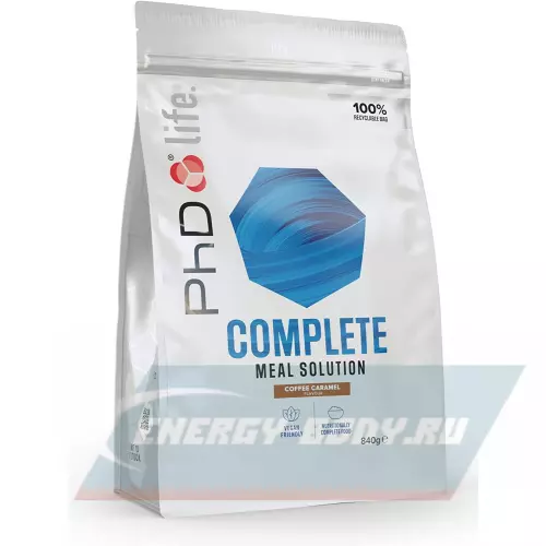  PhD Nutrition PHD POWDER LIFE, протеиновая смесь Кофе - карамель, 840