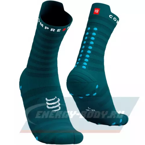  Compressport Носки Run Ultralight High v4 Shaded Spruce/Hawaiian Ocean T4