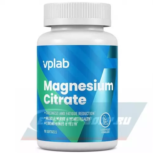  VP Laboratory Magnesium Citrate Нейтральный, 90 капсулы