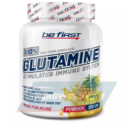 Глютамин Be First Glutamine Powder Ананас, 300 г