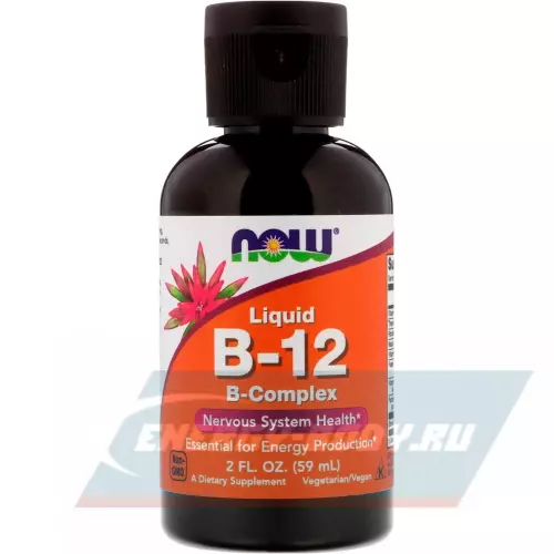  NOW FOODS B-12 B-Complex Liquid (2 oz) 59 ml 59 мл