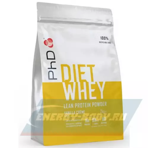  PhD Nutrition Diet Whey High Protein Lean Matrix Ванильный крем, 2000 г