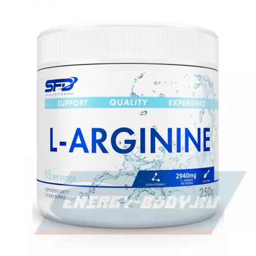  SFD L-Arginine Powder Нейтральный, 250 г
