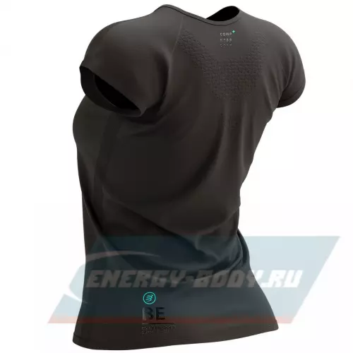  Compressport Футболка Женская Tshirt - Black Edition 2021 L