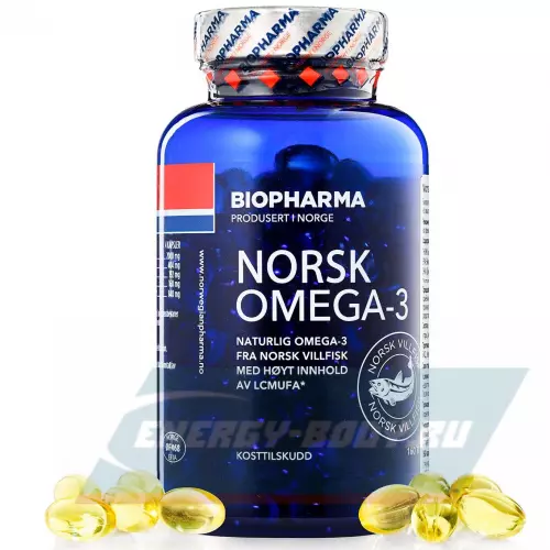 Omega 3 BIOPHARMA NORSK OMEGA-3 160 гелевые капсулы