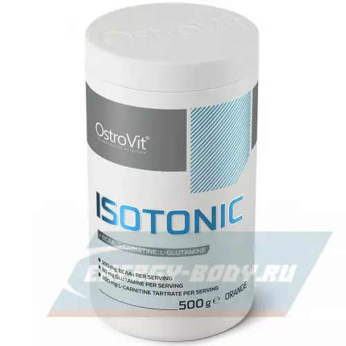  OstroVit Isotonic (+BCAA, L-Carnitine, L-Glutamine) Апельсин, 500 г