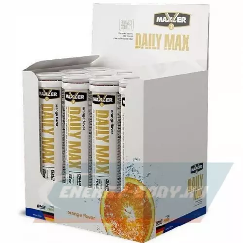  MAXLER Daily Max Effervescent Tabs Апельсин, 12 х 20 шипучих таблеток
