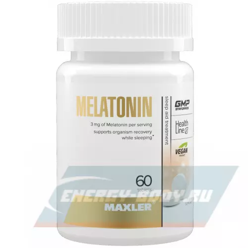  MAXLER Melatonin Нейтральный, 60 таблеток