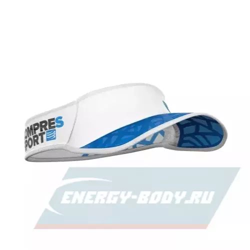  Compressport Visor Spiderweb Ultralight White/Blue 