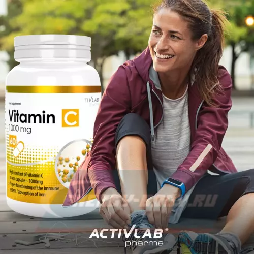  ActivLab Vitamin C 1000 mg Нейтральный, 60 капсул