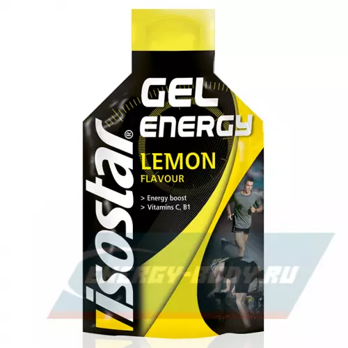 Энергетический гель ISOSTAR Energy Gel no caffeine Лимон, 1 саше