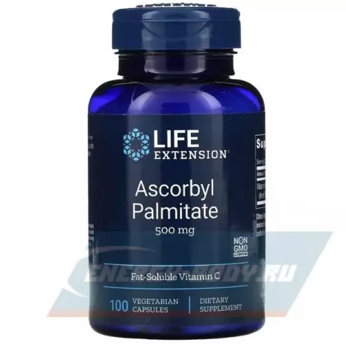  Life Extension Ascorbyl Palmitate 500 mg 100 вегетарианских капсул