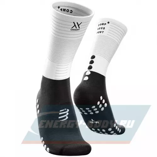  Compressport Носки Mid Compression White/Black T4