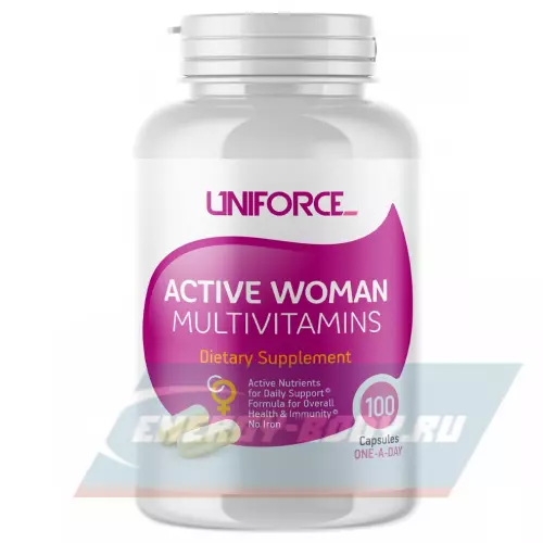  Uniforce Active Woman Multivitamins 100 капсул