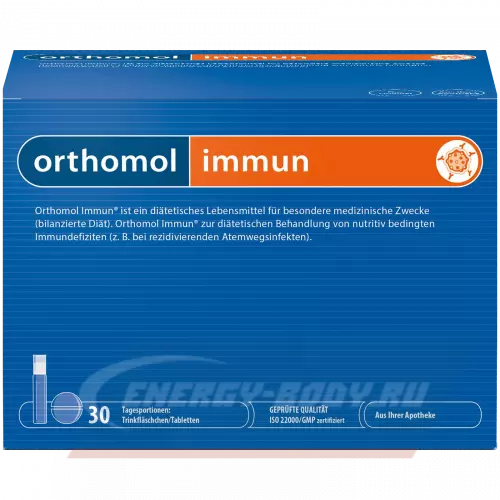  Orthomol Orthomol Immun (жидкость+таблетки) Нейтральный, курс 30 дней