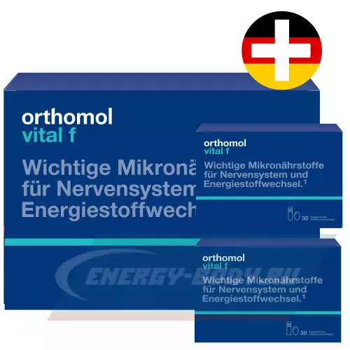  Orthomol Orthomol Vital f x3 (жидкость+капсулы) Нейтральный, курс 90 дней